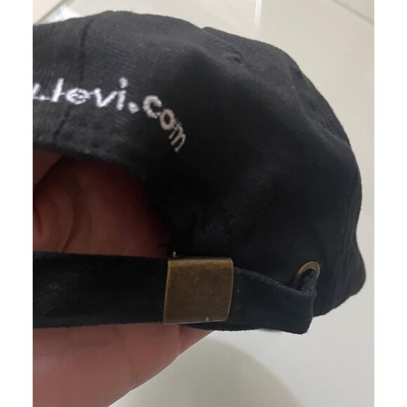 Vintage Levi’s Baseball Hat, LEVI’S Logo Cap, Black Levi’s Ball Cap Red Logo - Picture 6 of 8